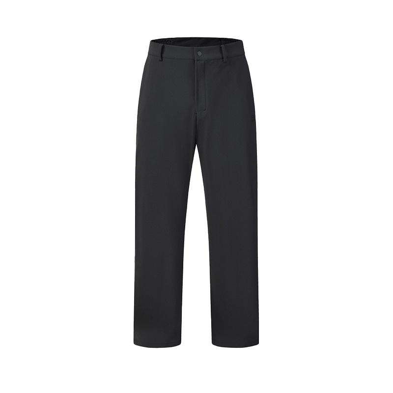 Fila A.P. Fashion Trend Simple Classic Basic Versatile Comfortable Woven Casual Pants Men Bottoms Deep-Black A11M611802FBK