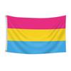 1pc Multi-Size Optional Vivid Rainbow Flag - Pink, Yellow, Blue, Polyester Fiber with 2 Grommets, Single Side Printing, Suitable for Home, Garden, Roo