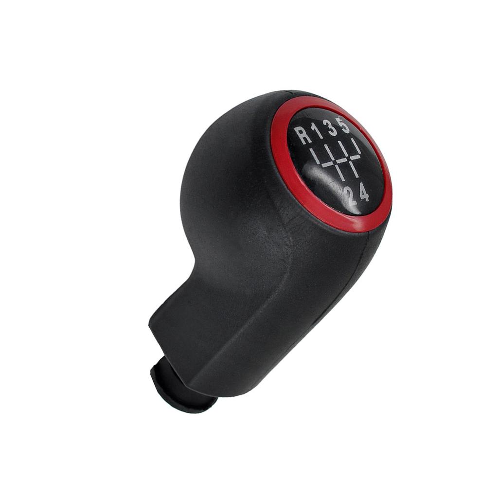 Pomo de palanca de cambios de 5 velocidades para Opel Astra H, Corsa D, Zafira B-Rojo