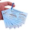 6Pcs/1Set Fishing Knot Guide Card, Containing 12 Of The Most Practical Fishing Knots, With Storage Buckle, Durable Pvc Card