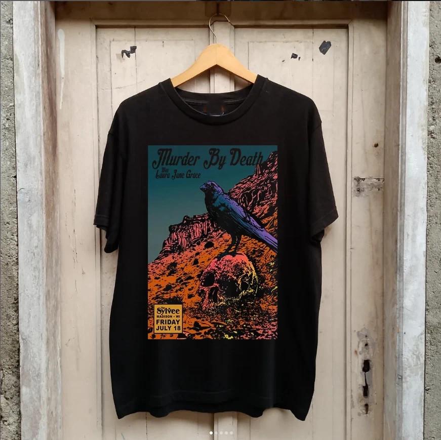 Murder By Death Farewell Tour Live In July T Shirt Full Size S-5XL DM826 Unisex T-Shirt L