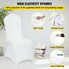 SucceBuy12/30/50/100Pcs Wedding Chair Cover Spandex Stretch Slipcover for Restaurant Banquet Hotel Dining Party White Cover
