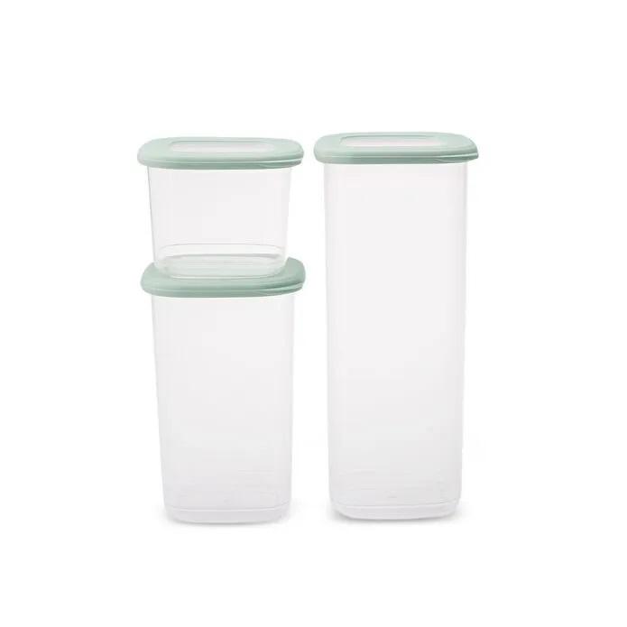 12 Piece Airtight Food Storage Container Set – Transparent BPA-Free Pantry Organizer, Stackable Leakproof Snack Jars for Kitchen