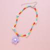 Pet Collar Cats Dogs Floral Beaded Handmade Charm Adjustable Safety Buckle Necklace Small Medium Pets