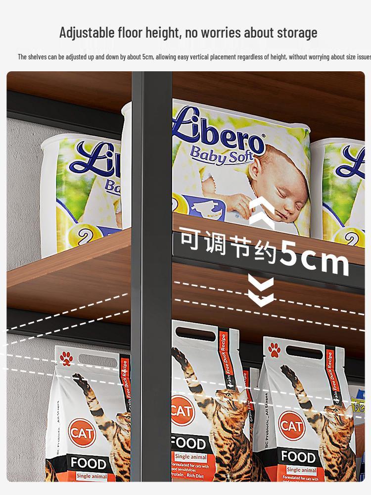 Adjustable Multi-layer Storage and Display Rack for Cosmetics