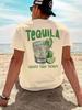 Men's Fashionable Printed Loose Short Sleeve T-Shirt Exquisite Design Essential for Summer Easy To Match Showcase Your Style