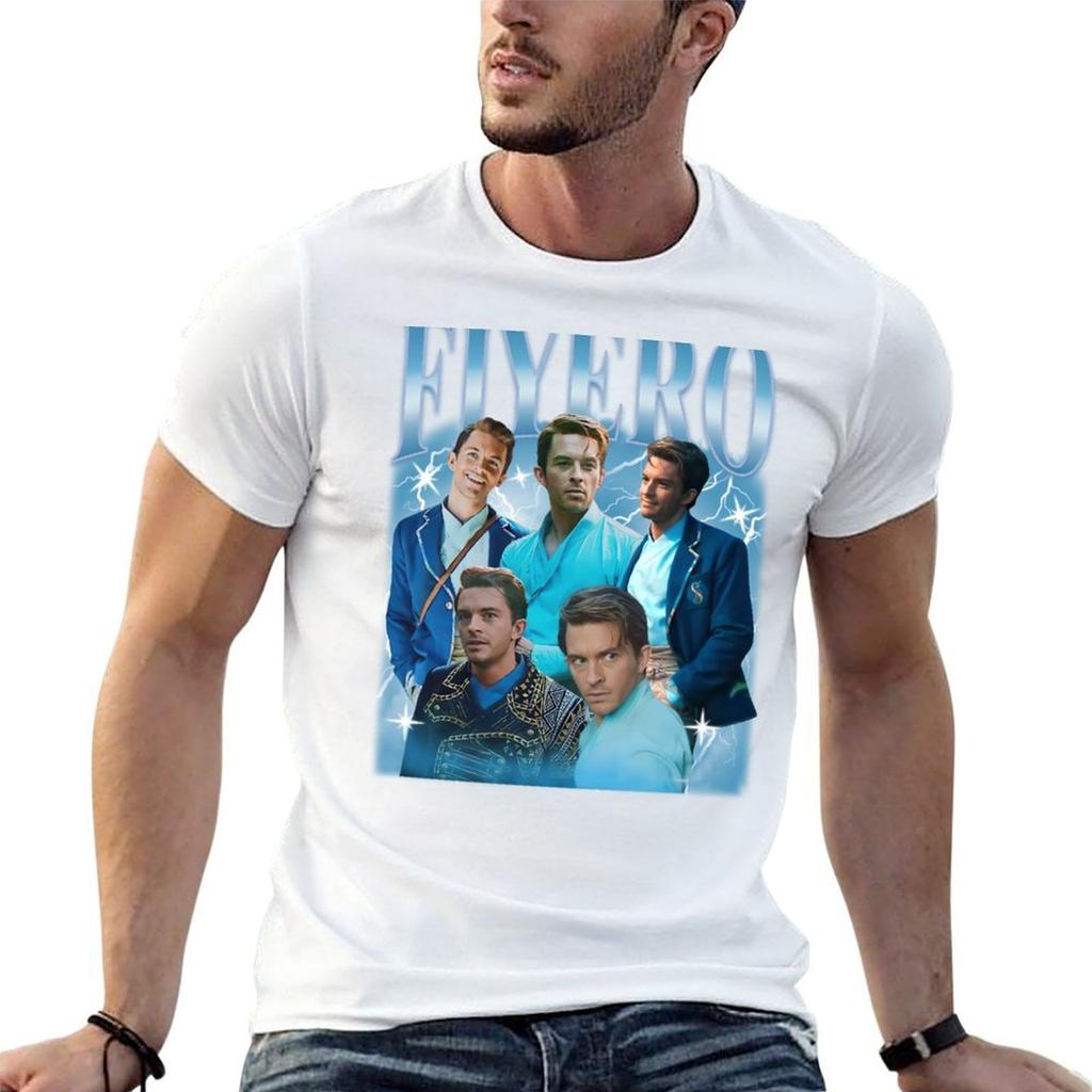 Jonathan Bailey Fiyero Retro 90s Tshirt Plus Size Basic Cotton Tshirt
