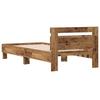 Bed Frame Reclaimed Wood 80 x 200 cm Engineered Wood