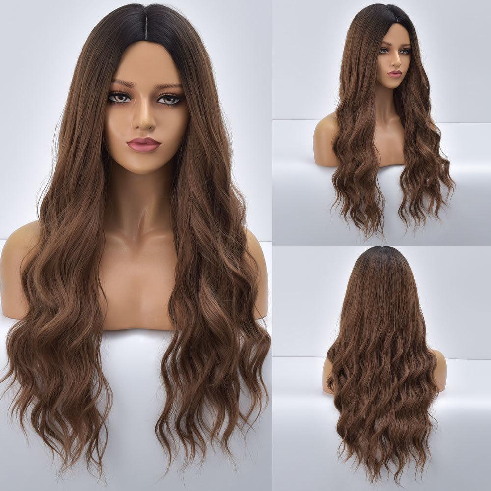 Blonde Body Wave Synthetic Wigs For Women Long Wave White Lolita Cosplay Party Natural Heat Resistant Hair Pelucas De Mujer
