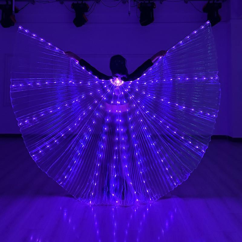 Farfalle Fantasy LED Oggetti di Scena con Ali Fosforescenti per Spettacoli Teatrali