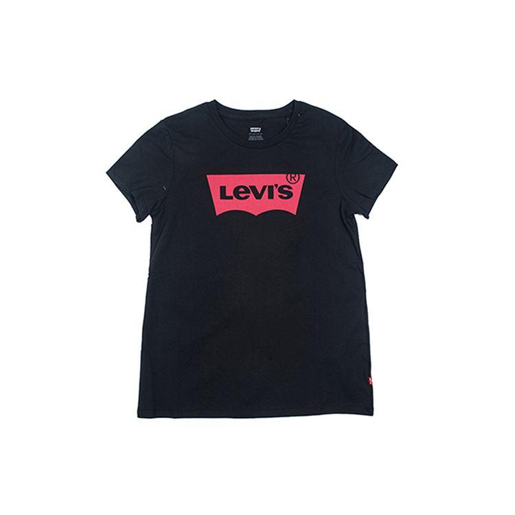 

Футболка Levis Basic Red Logo Женская, топы, черная 17369-0466