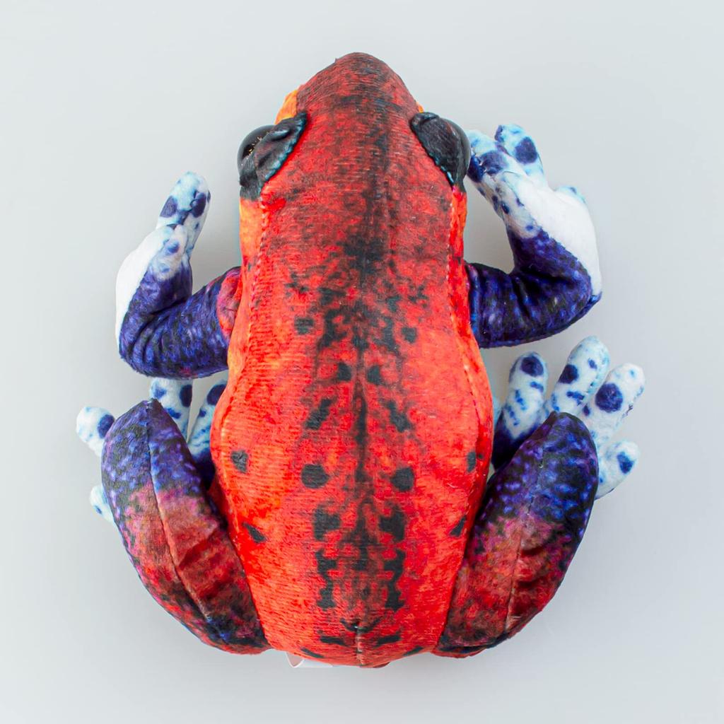 The Access Plush Strawberry Poison Dart Frog Frog Animal Aquarium Toy