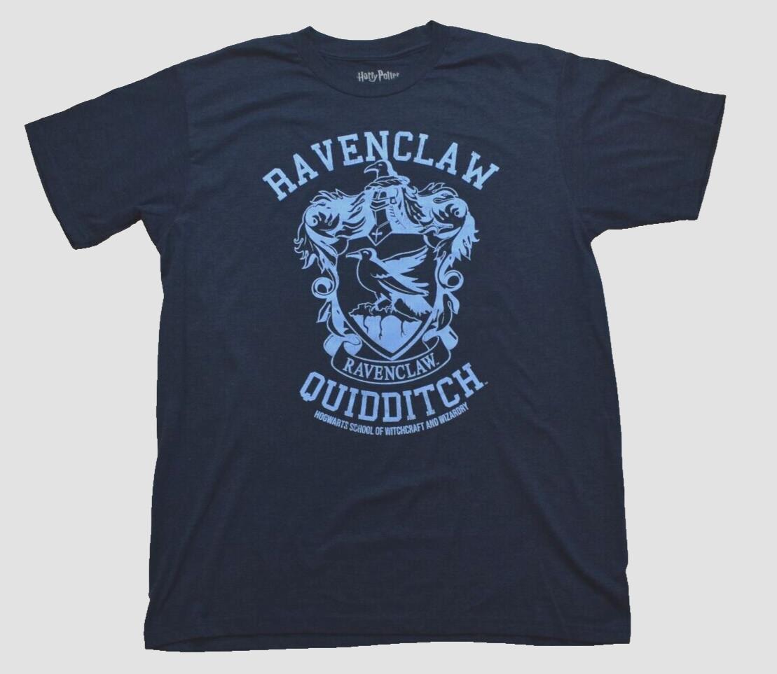 Harry Potter Mens Ravenclaw Quidditch Blue Shirt New Medium XXL