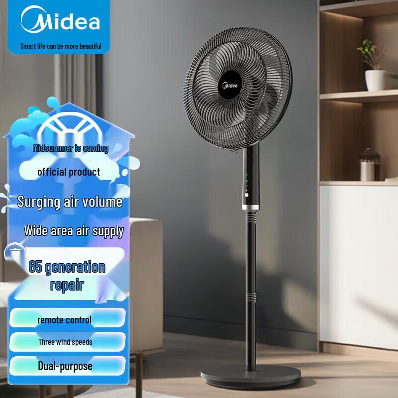 Midea Remote Control Standing Fan CN plug (adapter included)