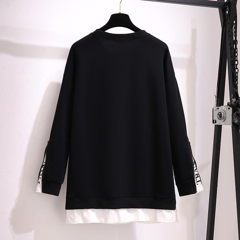 Spring and Autumn Women's Blouse Sweatshirt Women's Plus Size Batch Long Sleeve Tops