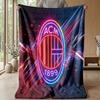 AC Milan Theme blanket Soft Flannel Blanket Plush Throw Blanket Cozy Sofa Bed Blanket for Home Decor