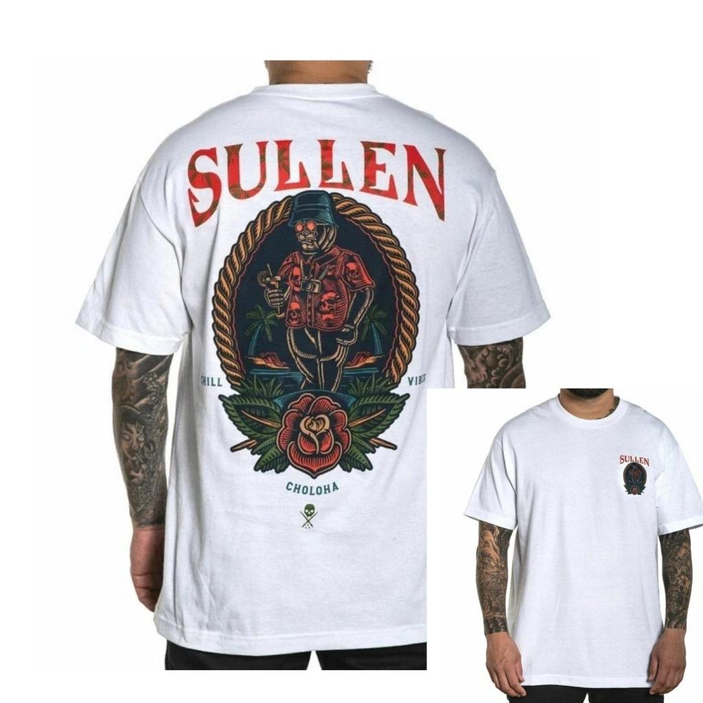 Sullen Art Tattoo Art Trendy Clothing Casual TShirt Mens and Womens Luxury Brand Top