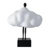 Atmospheric Figurine Minimalist Tabletop Sculpture Matte Decorative with Base for Art