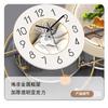 Luxury Living Room Wall Clock Restaurant Clock Mural Room Decorations Corridor LED Mute Wall Clock Watch Home Decor