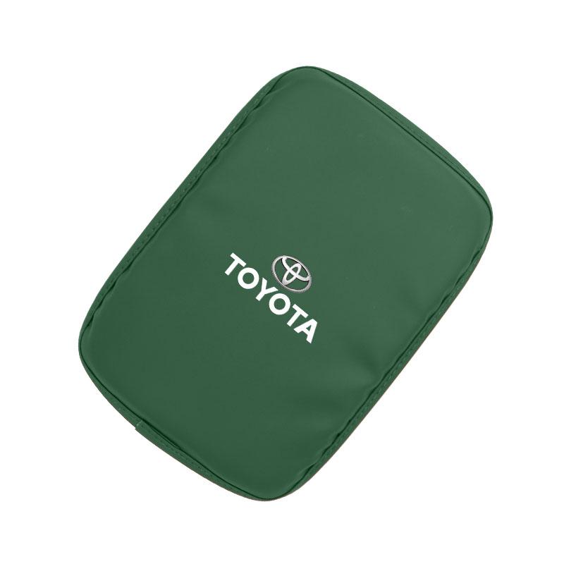 Für Toyota 2026 Heiße Radkappen Auto Armlehnenmatte Mittelkonsole Leder Schutzpolster Für Toyota Gazoo Racing TRD Corolla Yaris