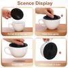 3/6Pcs Silicone Cup Lids 3.9 Inch Mug Cover Seal Rabbit Ear Silicone Cup Covers for Hot and Cold Drinks Cup Glass Cup Coffee Cup