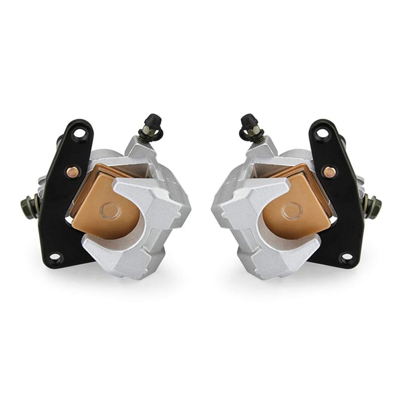 Front Left Right Brake Calipers For Yamaha Banshee Big Bear Grizzly Kodiak Raptor 3GD-2580T-01-00 3GD-2580U-01-00 Parts-A87Q