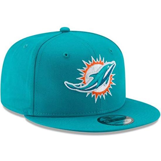 NEW ERA NFL Flat Cap 950 Miami Dolphins Visor/Snapback (9FIFTY CAP)