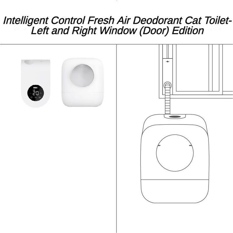 

Кошачий туалет, большой, полностью закрытый, песочница для кошек, туалет для кошек, интеллектуальная система дезодорации свежего воздуха, принадлежности для кошек