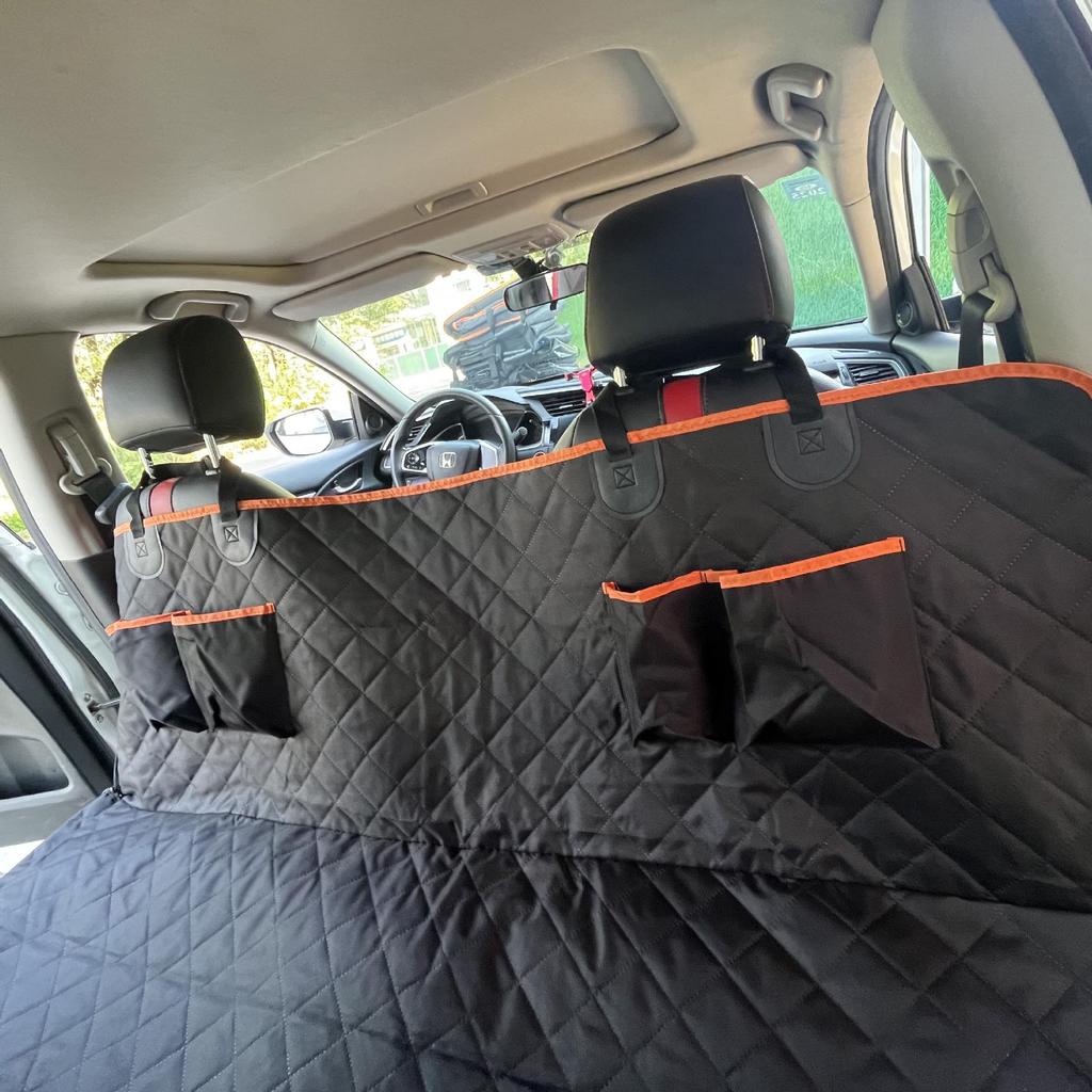 Ultrasonic Pet Car Mat: Waterproof, Anti-Scratch & Anti-Dirty Rear Seat Protector for Dogs.