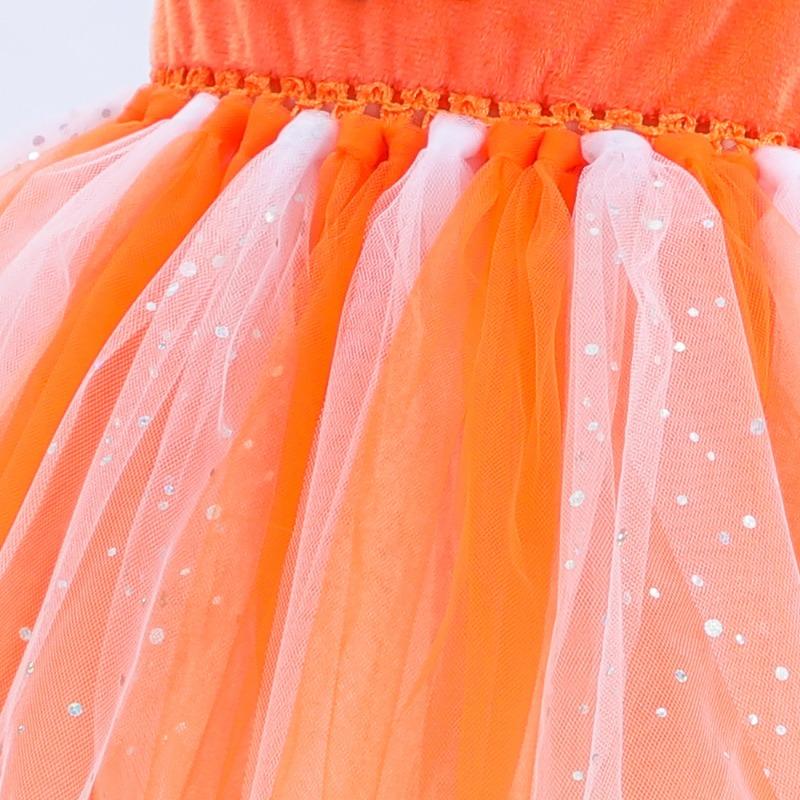 Niedliches Fuchs Halloween Cosplay Kleid für Mädchen Kinder Geburtstagsparty Tutu Kleid Outfits Kinder Karnevalskostüm Kleinkind Mädchen Kleidung