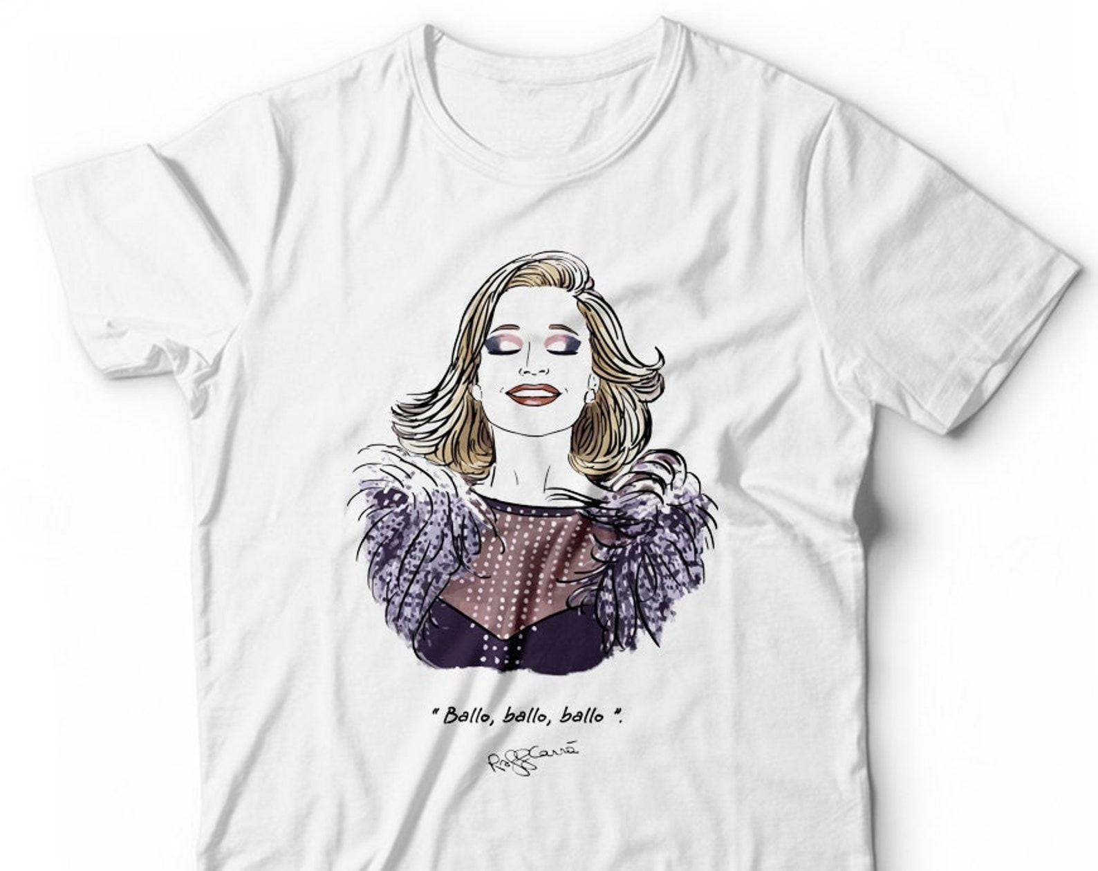 Raffaella tribute t-shirt - Balla Disco music Vintage T-shirt Italian Icon 2XL