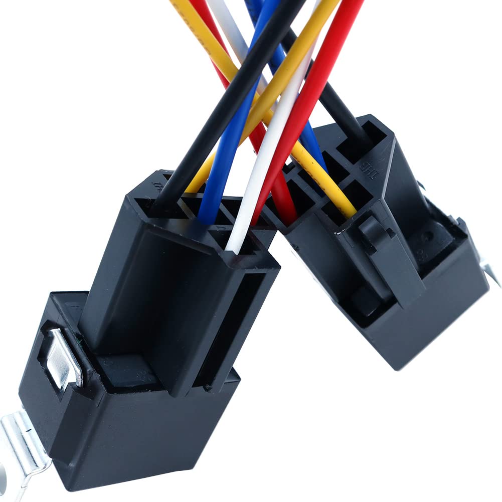 WINGONEER 5Pcs JD2914 24V 40A Harness with Relay for Car