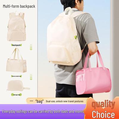 Mochila Plegable Ligera para Senderismo y Viajes Cortos - Doble Uso como Bolsa de Viaje o para Mamá