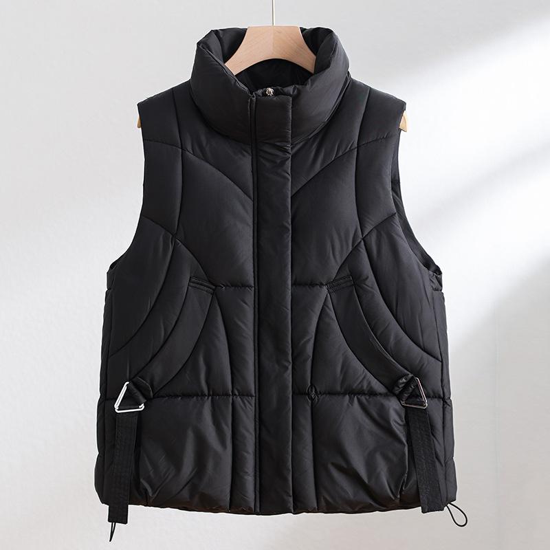 European down cotton clothes, vest women's loose thickened short, with autumn and winter new Korean foreign style vest vest vest vest
