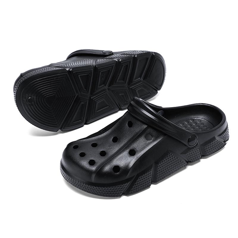 Fashion Classic Summer Men Slippers Clogs Outdoor Garden Shoes Hole Shoes Male Casual Sandals Water Shoes Comfort Home Soft Slippers