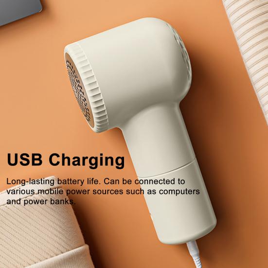 Electric Lint Trimmer Clothes Sweaters Lint Shaver Hair Ball Removal Rechargeable Cordless Fabric Shaver