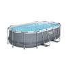 Kit Piscine hors sol tubulaire BESTWAY - Power Steel™ - 427 x 250 x 100 cm - Ovale (Inclus épurateur à Cartouche de 2006 L/H)