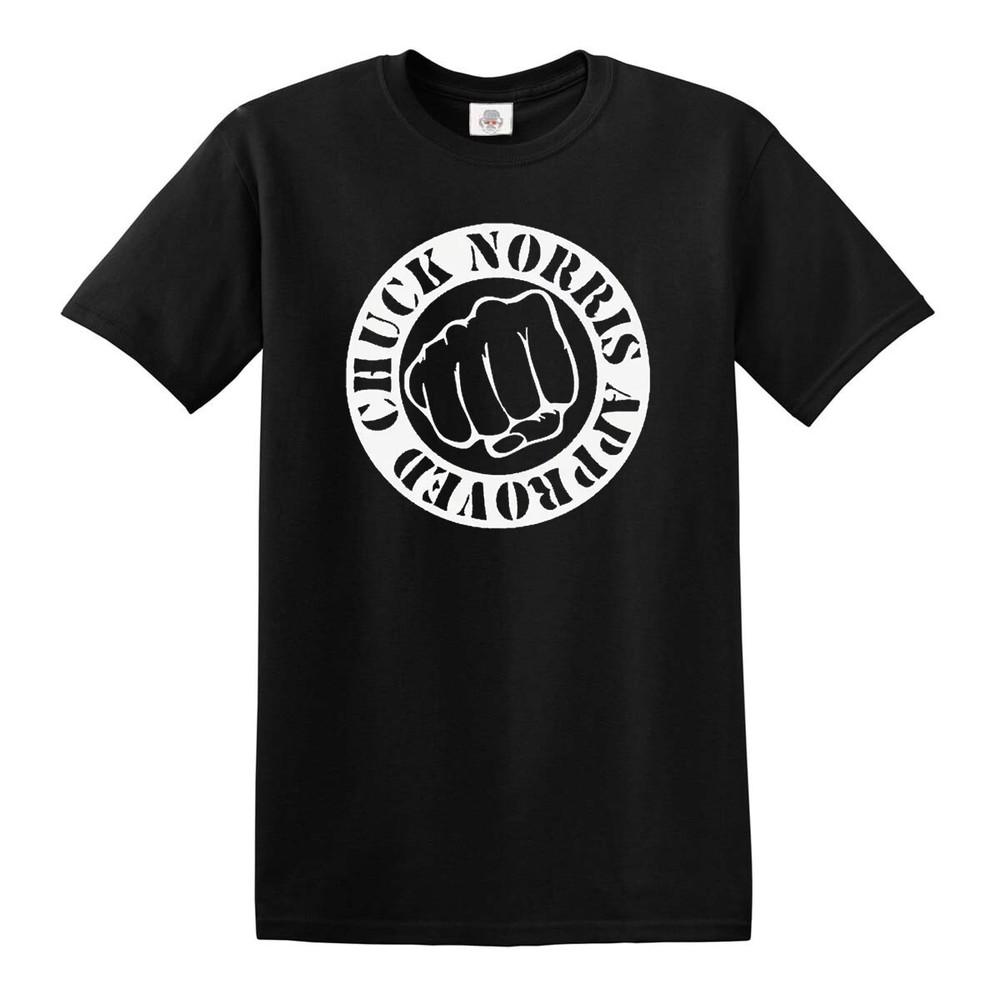 Chuck Norris Approved Tshirt Unisex Funny Martial Arts Mma Retro Design Tee Top