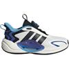 Adidas Galaxy Scout Comfortable Versatile Durable Low-Top Kids Casual Shoes Kids Casual Shoes White Black Blue JQ4502