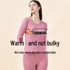 Langsaha Couple's Plush Thickened Thermal Underwear Set