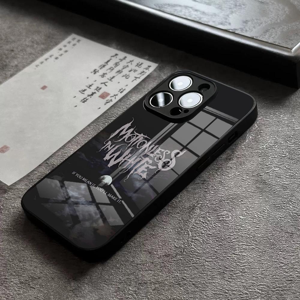 Band M-Motionless Phone Case For iPhone 18 17 16 Pro Max 15 Plus 14 Pro 12 11 13 Mini X XR XS Max SE Glass Cover