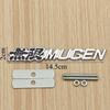 3D Metal Letters Mugen Emblem Car Front Grille Logo Rear Trunk Sticker Fender Side Badge for Auto Exterior Accessories