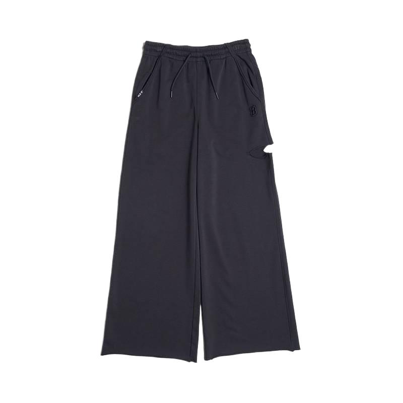 MLB SS26 Solid Color Wide Leg Drawstring Loose Fit Casual Pants Women Bottoms 3FPTB0661-43CGD