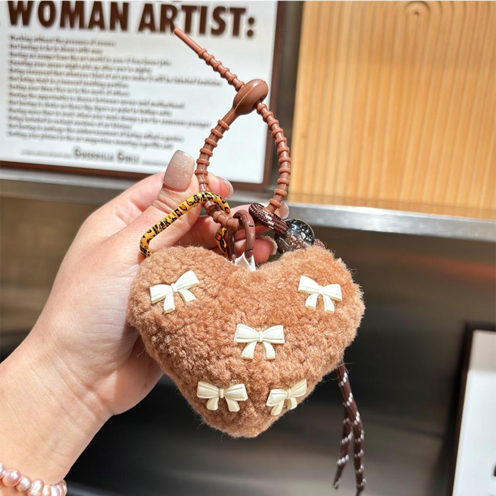 Fashion Braided Rope Chain Heart Shaped Handmade Pendant  Key Jewelry Accessoriy