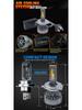 High-Power Dual Copper Tube LED Car Headlight: Bright Spotlight, Fog Light, High/Low Beam