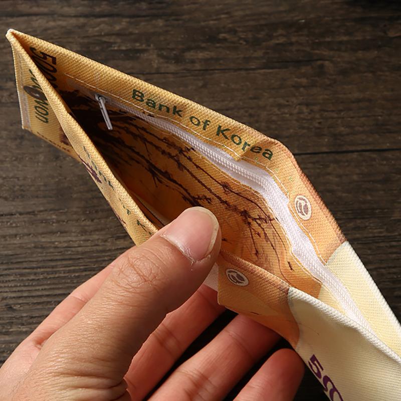 1PC Cute US Dollar Wallet For Men and Women PU Money Bag Novelty Gift Teens Student Purse Women Male Coin Pouch New Long Style
