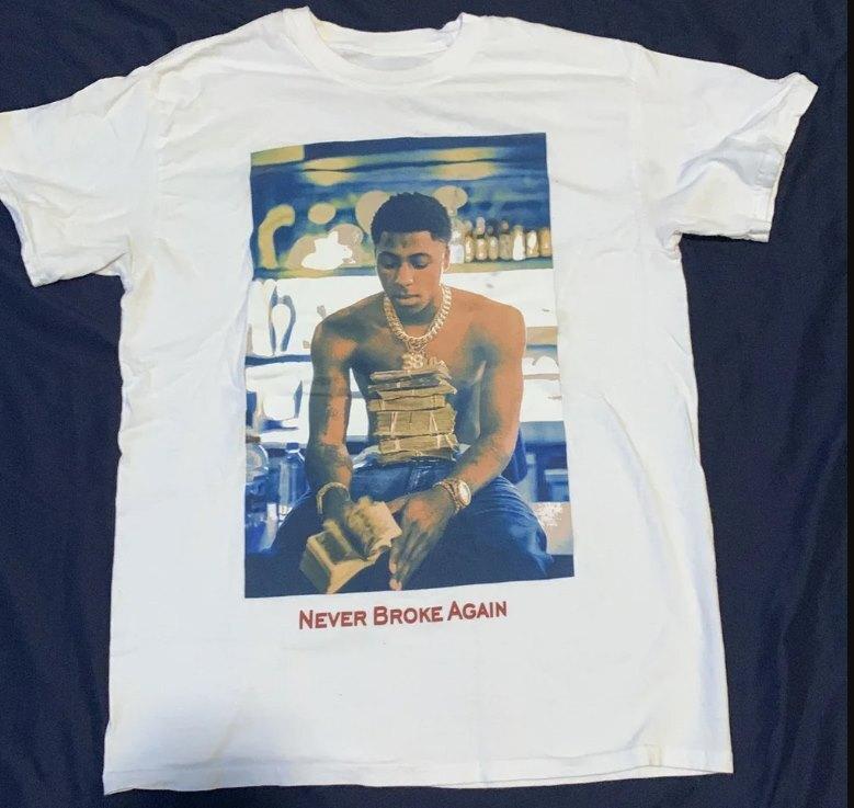 NBA Youngboy Never Broke Again Rapper T-shirt Men’s Small M