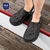 HLA Men's Casual Closed-Toe Beach Clogs