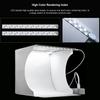 Mini 2 LED Panels Folding Portable 1100LM Light Photo Lighting Studio Shooting Tent Box Kit With 6 Colors Backdrops