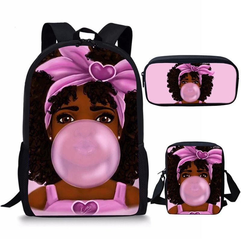Nonspecific Girls School Backpack Set With Pencil Case For Daily Use And Storage Solution